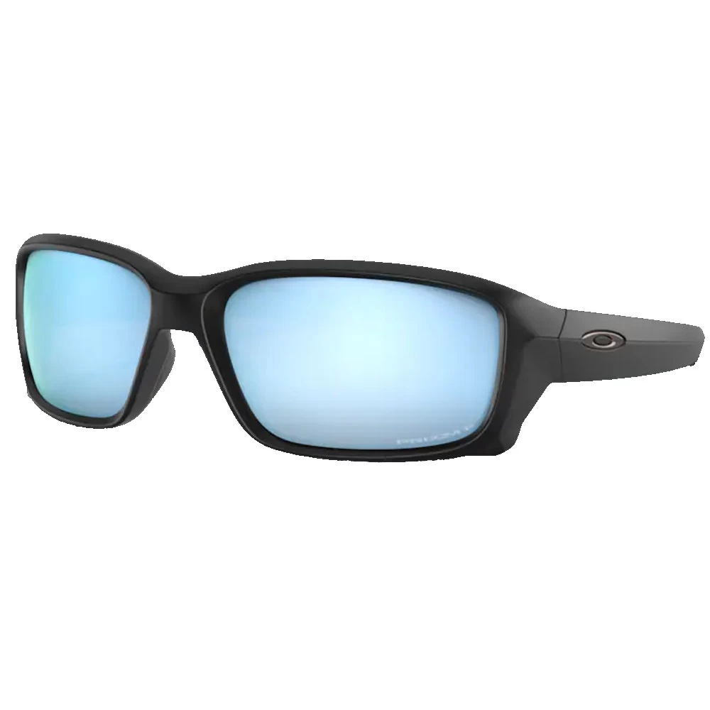 Oakley Straightlink Sonnengläser Matte Black/Prizm Deep Water Polarized Damen, Herren