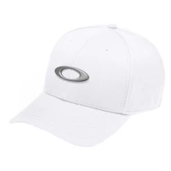Oakley Tincan Fitted Stretch Fit Cap White/Grey Herren