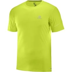 Salomon Agile Tee Laufshirt Acid Lime Herren