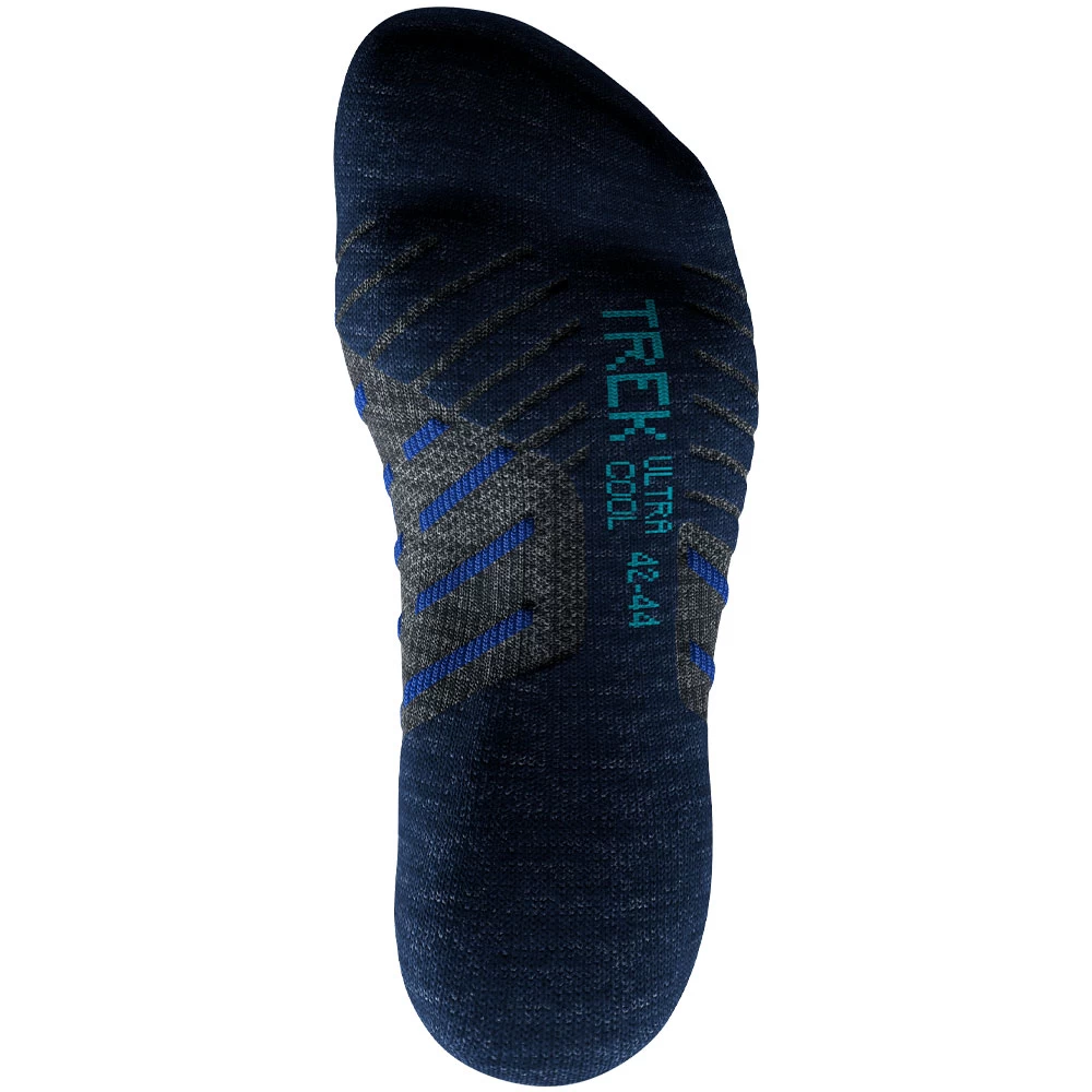 Therm-ic Trekking Ultra Cool Linen Trekkingsocken Grey/Navy Herren – Bild 4