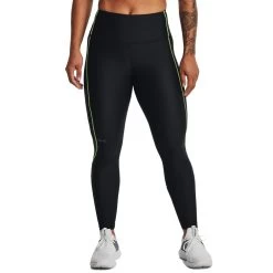 Under Armour HG 6M Leggings Black/High-Vis Yellow Damen