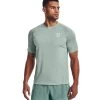 Under Armour Armourprint SS T-Shirt Opal Green Herren