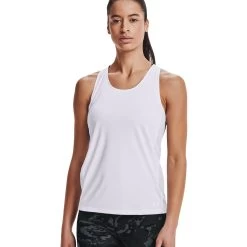 Under Armour Fly By Tank Top White Damen