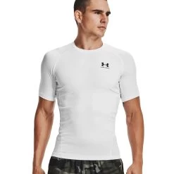 Under Armour HG Comp Laufshirt White Herren