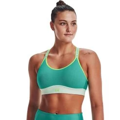 Under Armour Infinity Mid Bra Sport-BH Neptune/Sea Mist Damen