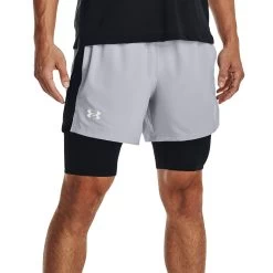 Under Armour Launch 5'' 2in1 Short Mod Gray Herren