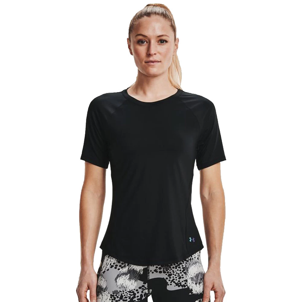 Under Armour Rush SS Fitnessshirt Black Damen