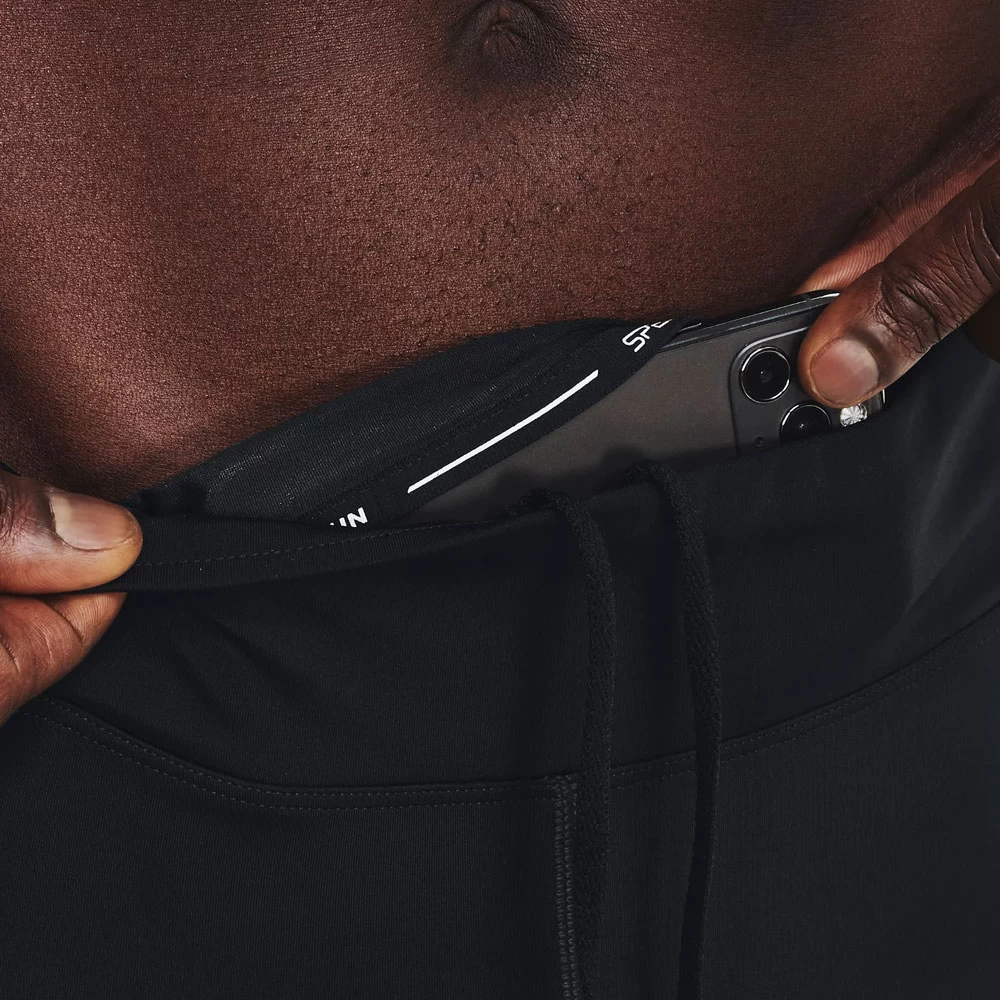 Under Armour SpeedPocket Tight Laufleggings Black Herren – Bild 3