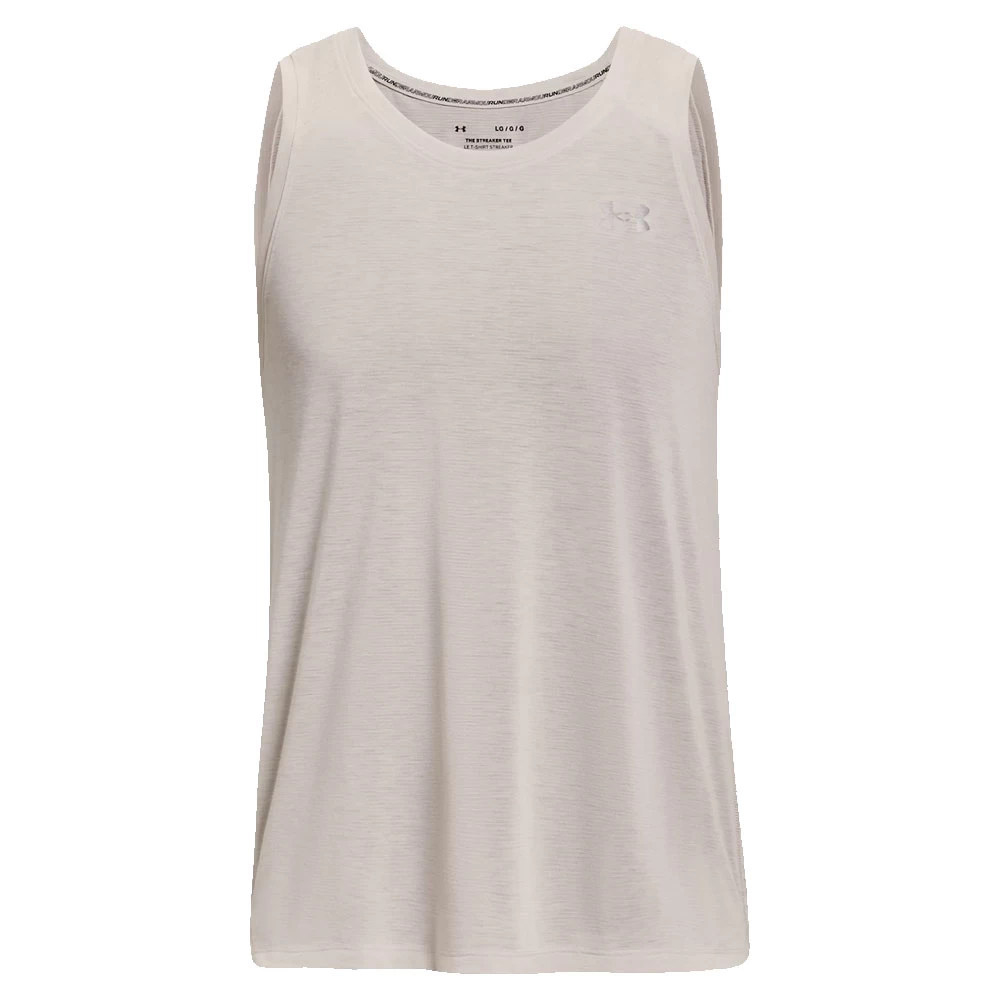 Under Armour Streaker Singlet Trainingstop Ghost Gray Herren – Bild 4
