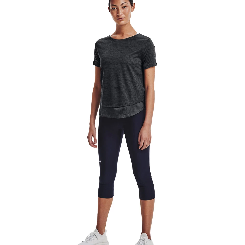 Under Armour Tech Vent SS T-Shirt Black Damen – Bild 3