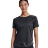 Under Armour Tech Vent SS T-Shirt Black Damen