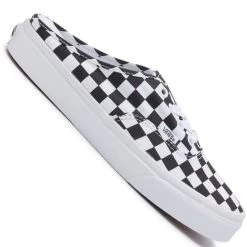 Vans Authentic Mule Schlappe (Checkerboard) Black/True White Damen, Herren