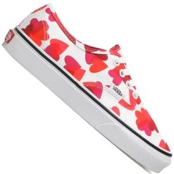 Vans Authentic Sneaker (Valentines Heart) True White/Fuchsia Damen
