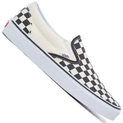 Vans Classic Slip-On Halbschuhe Black/White Checkerboard Damen, Herren