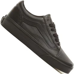 Vans Old Skool Classic Tumble Kunstlederschuhe (Classic Tumble) Black Mono Damen, Herren