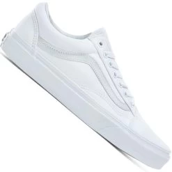 Vans Old Skool Turnschuhe True White Damen, Herren
