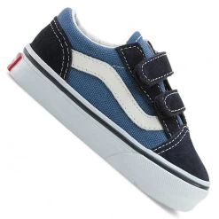Vans Old Skool Toddler Klettverschluss-Sneaker Navy Kinder