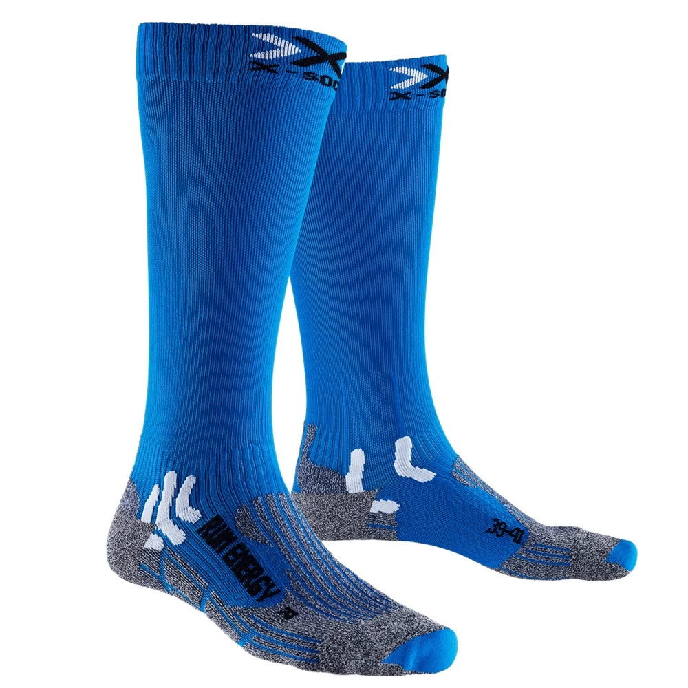 X-Bionic Run Energizer Socken French Blue Damen, Herren
