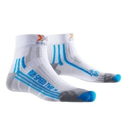 X-Bionic Run Speed Two Socken White/Turquoise Damen